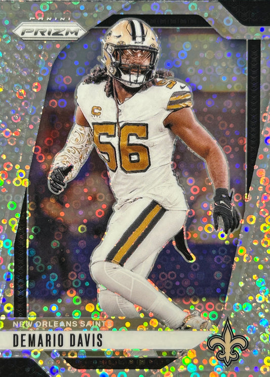 Demario Davis Prizm No Huddle Saints