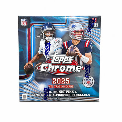 2025 Topps Chrome Football Mega Box Sports Card