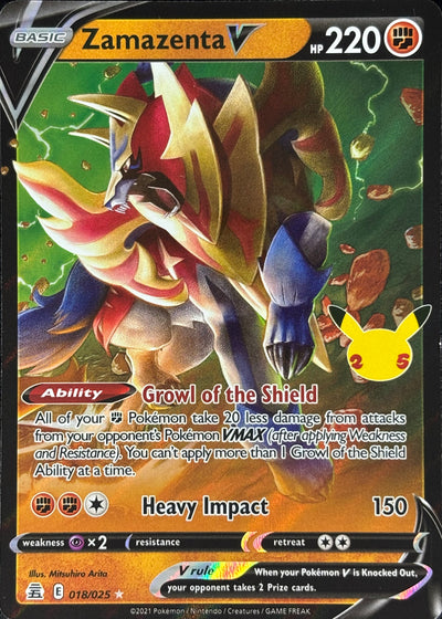 Zamazenta V Pokémon 018/025