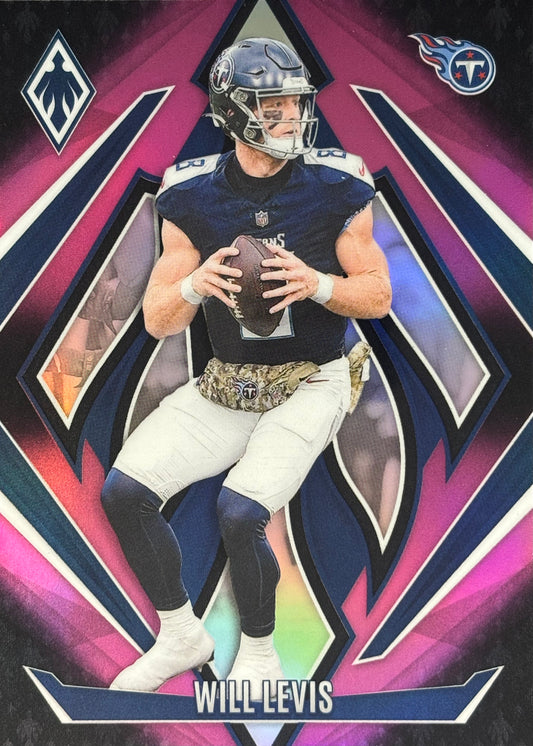 Will Levis Phoenix Pink Fade /88 Titans