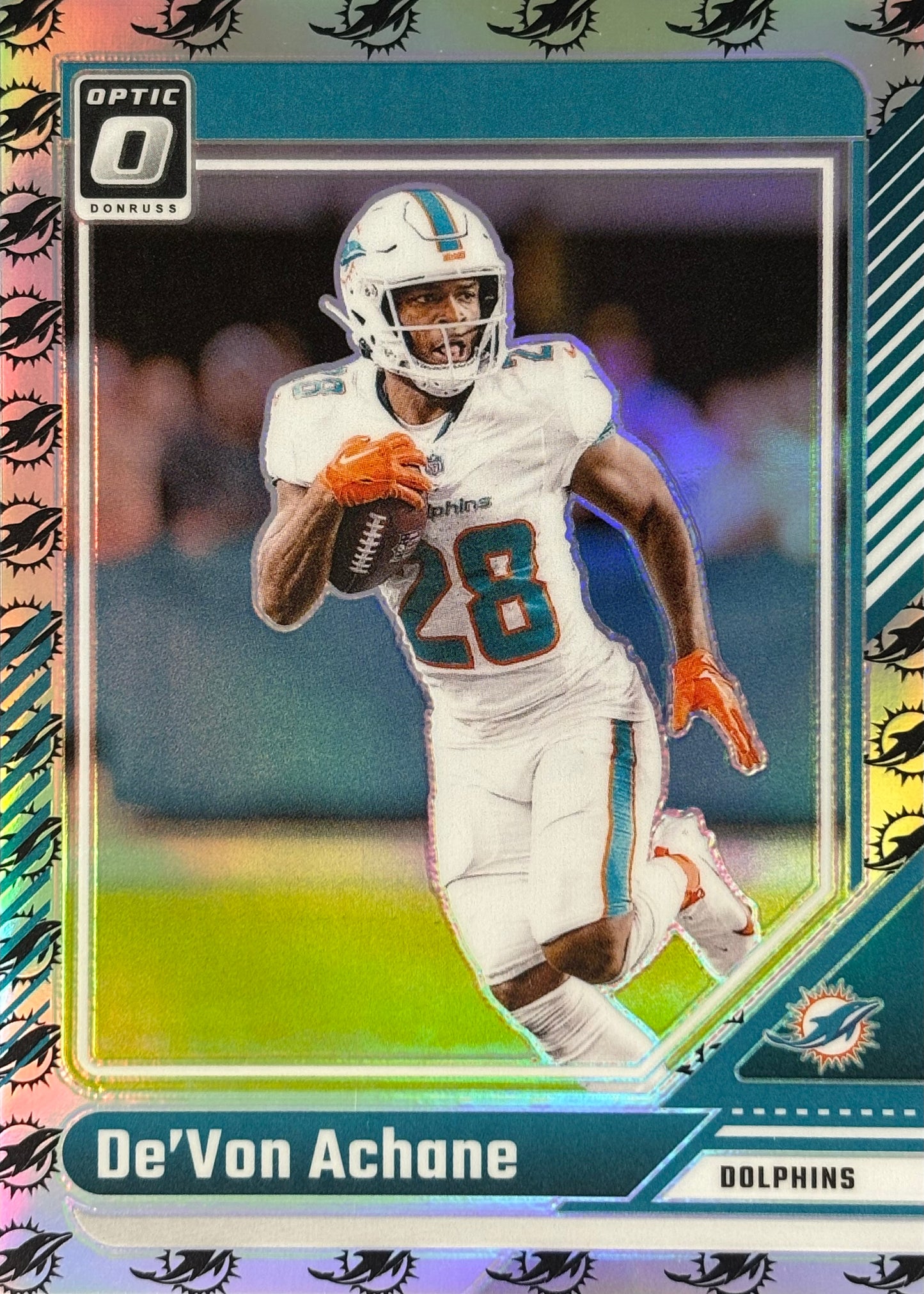 De’Von Achane Optic Logo /32 Dolphins
