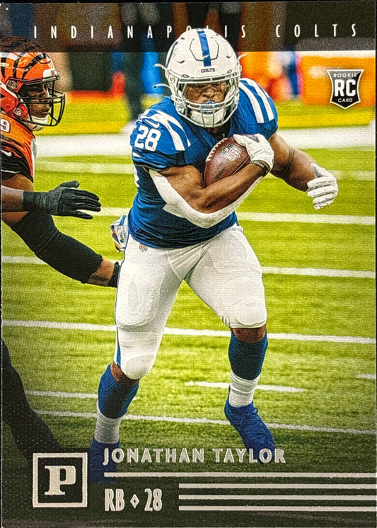 Jonathan Taylor Chronicles Panini Rookie Colts