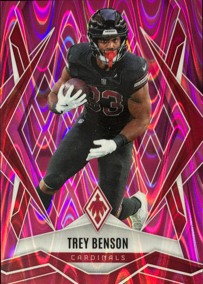 Trey Benson Phoenix Pink Seismic /75 Cardinals