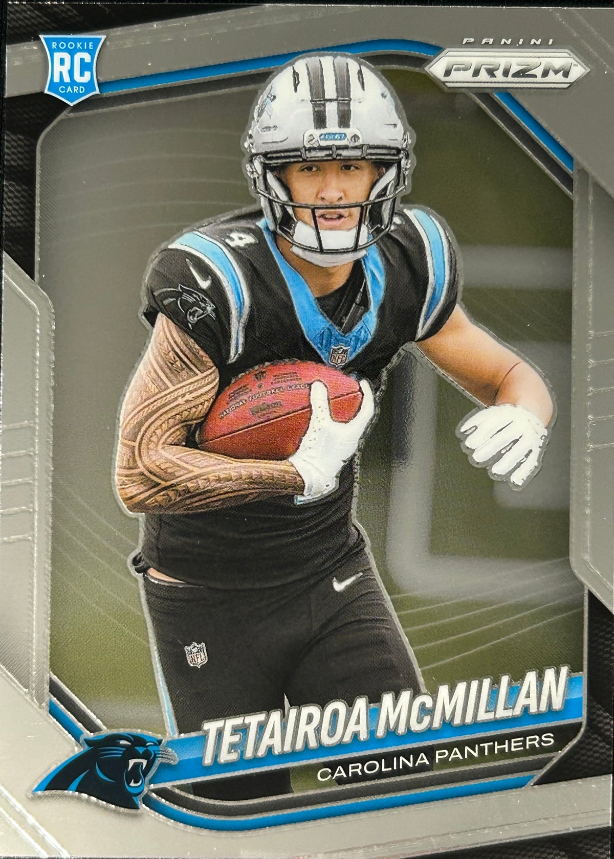 Tetairoa McMillan Prizm Rookie Panthers Sports Card
