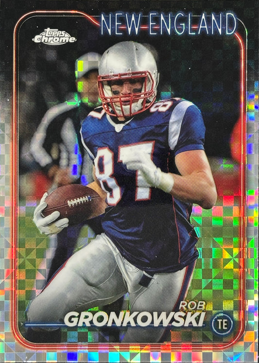 Rob Gronkowski Topps Chrome X-Fractor Patriots