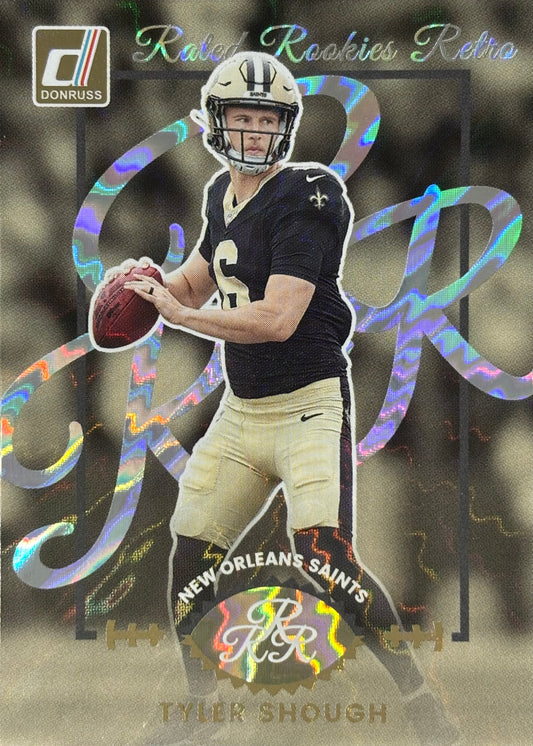Tyler Shough Rated Rookie Retro Saints