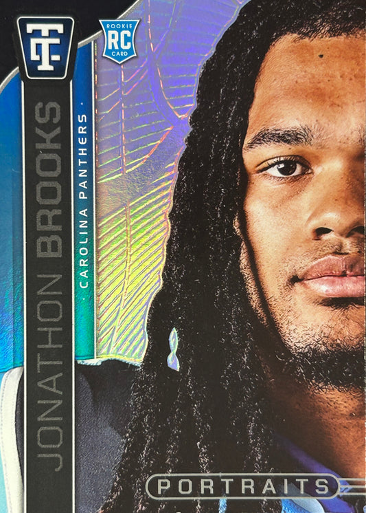 Jonathan Brooks Portraits Silver Rookie Panthers