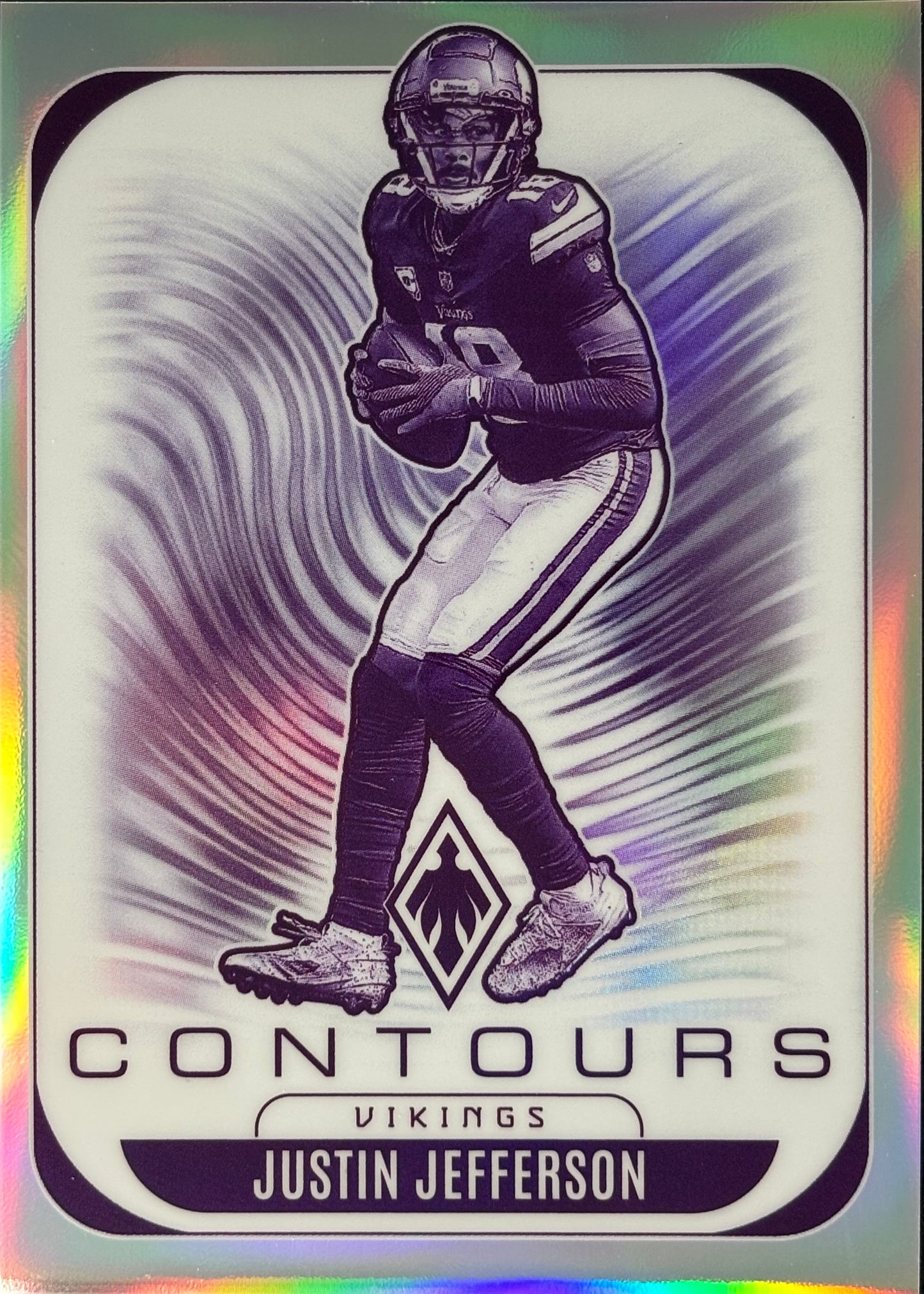 Justin Jefferson Contours Vikings