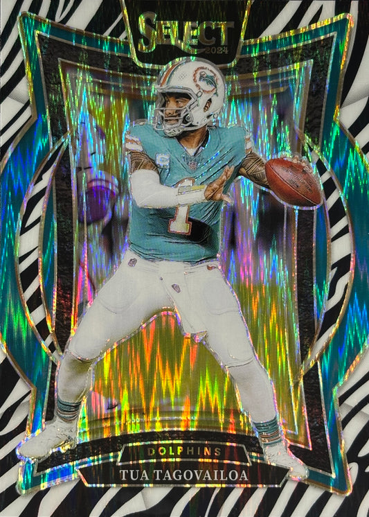 Tua Tagovailoa Select Zebra Shock Dolphins