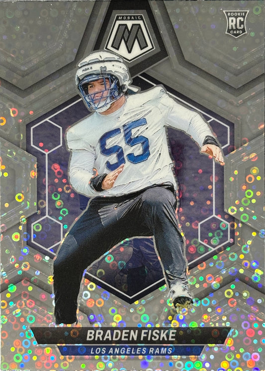 Braden Fiske Mosaic No Huddle Rookie Rams
