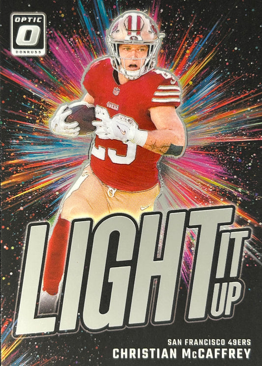Christian McCaffrey Optic Light it Up 49ers