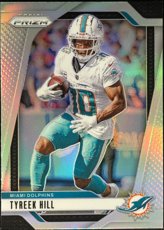 Tyreek Hill Prizm Silver Dolphins