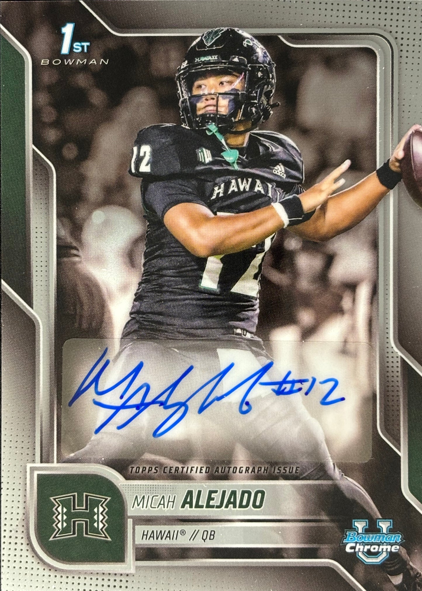 Micah Alejado Bowman U Chrome Auto 1st