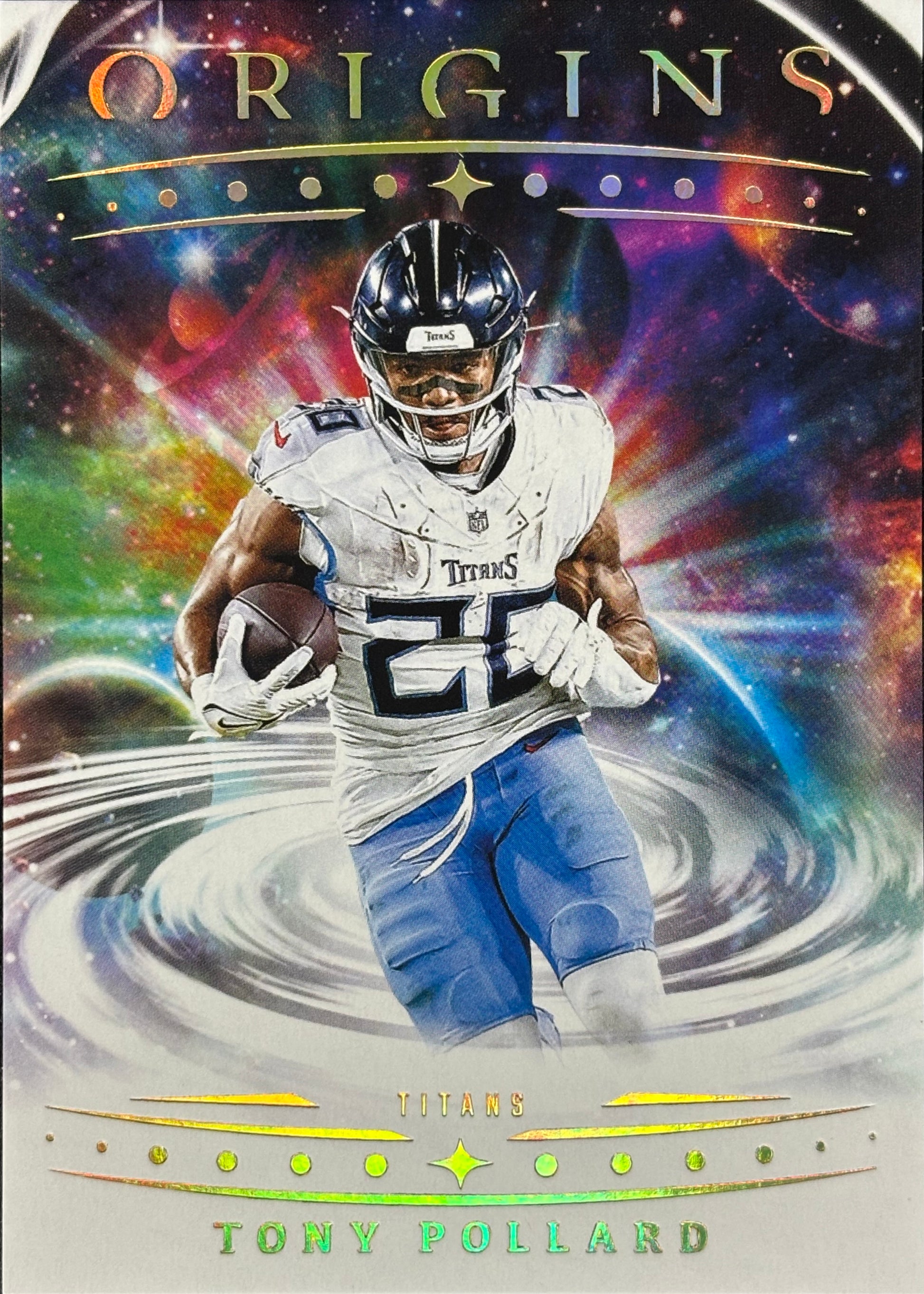 Tony Pollard Origins Titans Sports Card