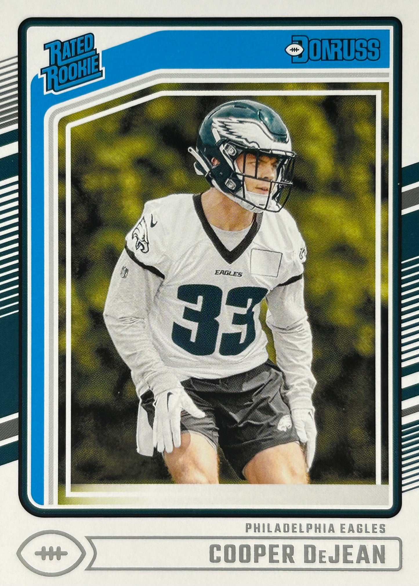 Cooper DeJean Donruss Rated Rookie Eagles Sports Card