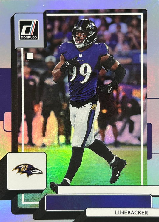 Odafe Oweh Donruss No Name Ravens
