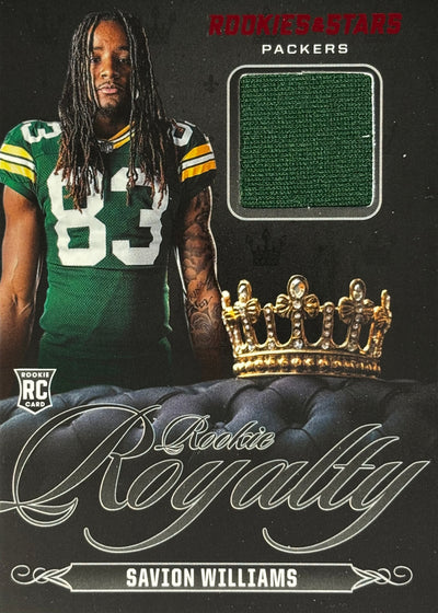Savion Williams Rookie Royalty Patch Packers