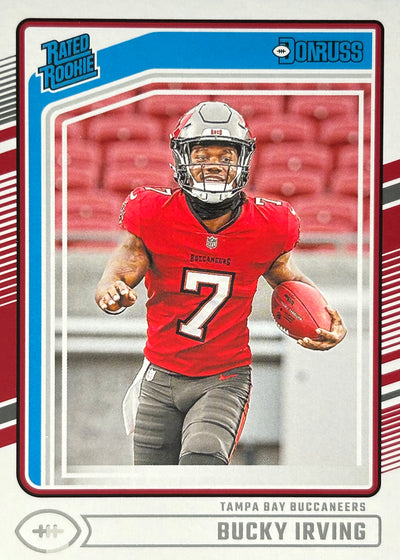 Bucky Irving Donruss Rated Rookie Buccaneers