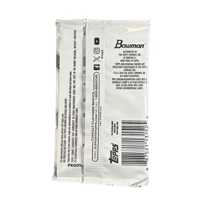 2024 Topps Bowman U Chrome Blaster Pack Sports Card