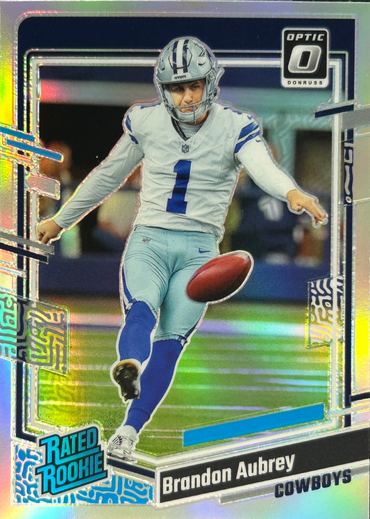 Brandon Aubrey Optic Holo Rookie