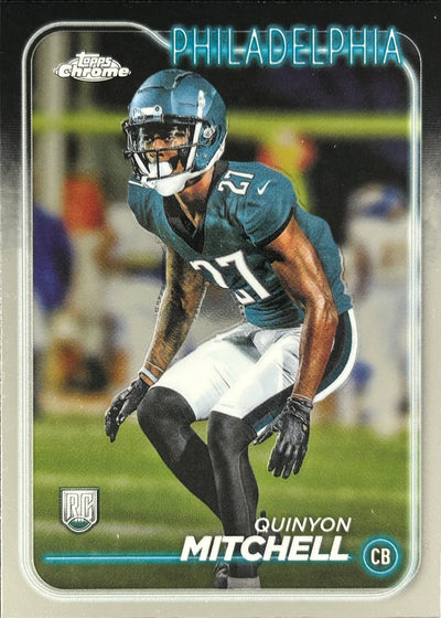Quinyon Mitchell Topps Chrome Rookie Eagles