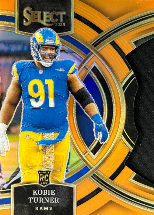 Kobie Turner Select Orange Die-Cut /399 Rookie Rams