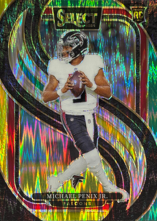 Michael Penix Jr. Select Green Yellow Shock Rookie Falcons