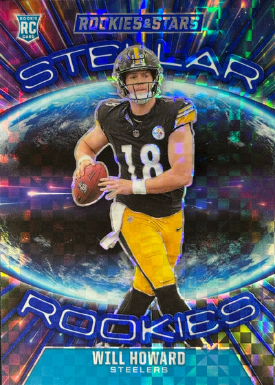 Will Howard Stellar Rookies Blue Plaid Rookie Steelers