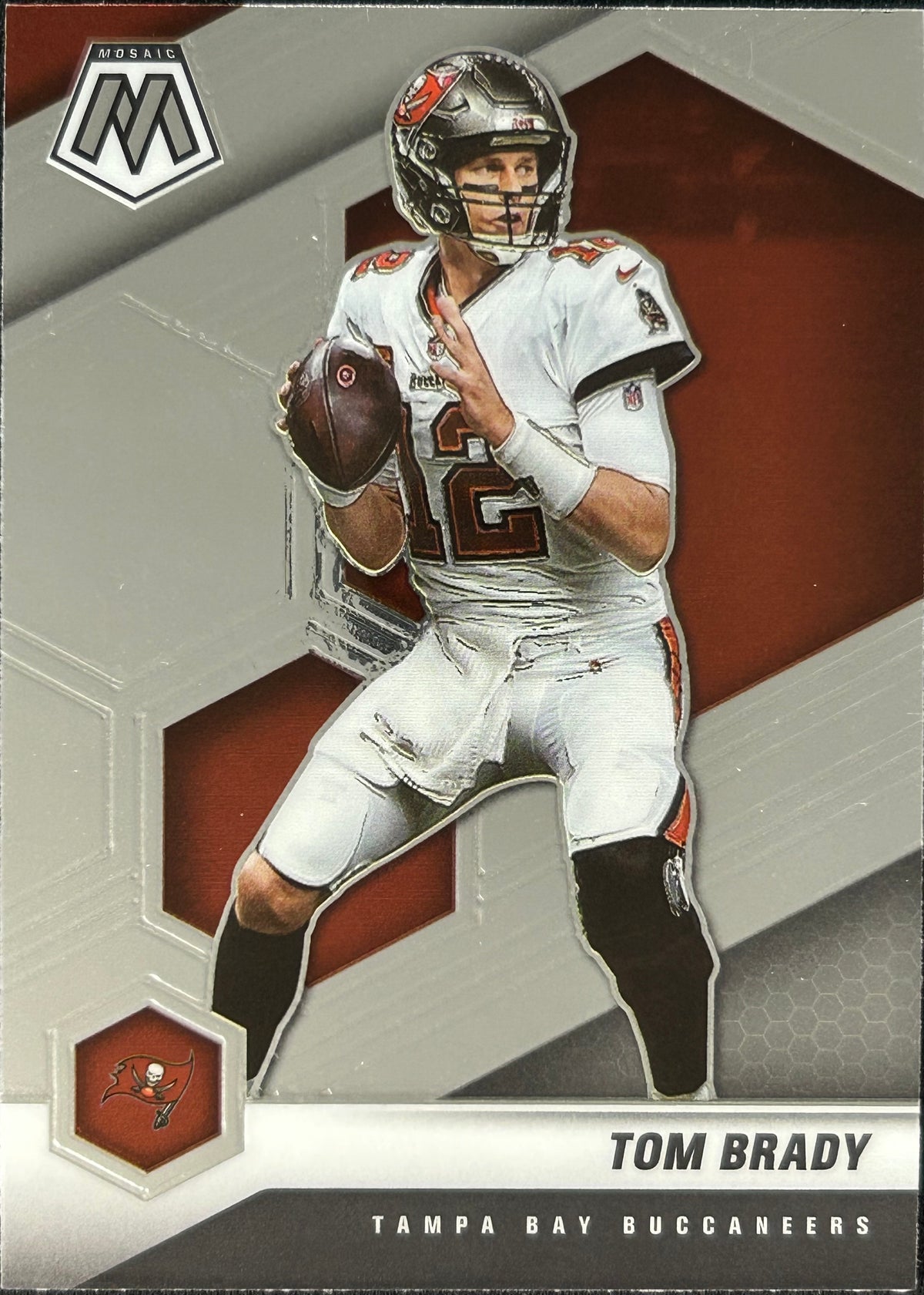 Tom Brady Mosaic Buccaneers Sports Card