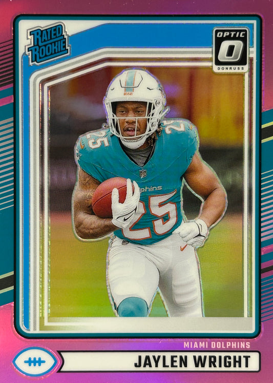 Jaylen Wright Optic Pink Rookie