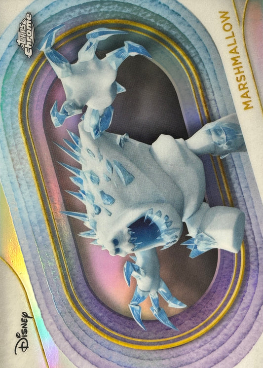 Marshmallow Refractor Topps Chrome Disney