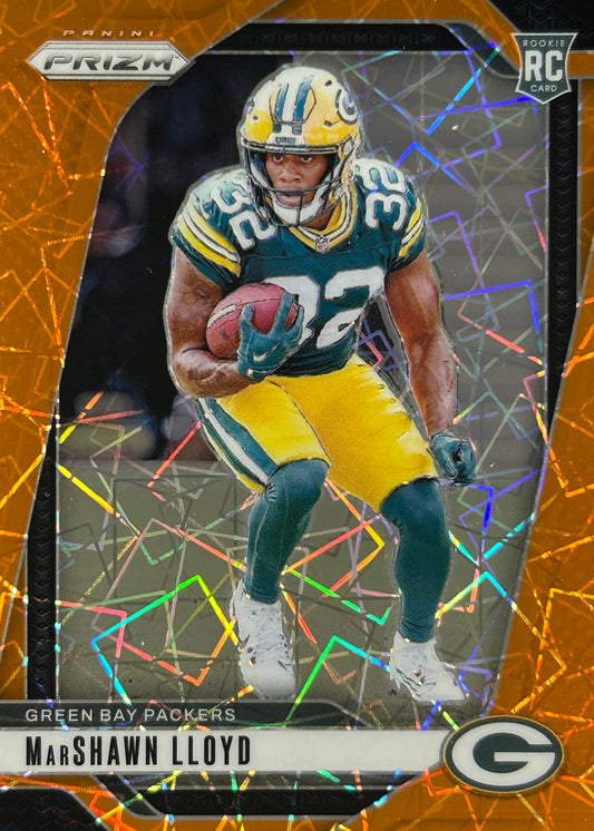 Marshawn Lloyd Prizm Orange Lazer Rookie Packers