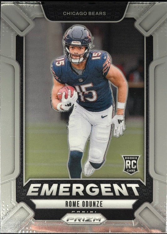 Rome Odunze Prizm Emergent Rookie