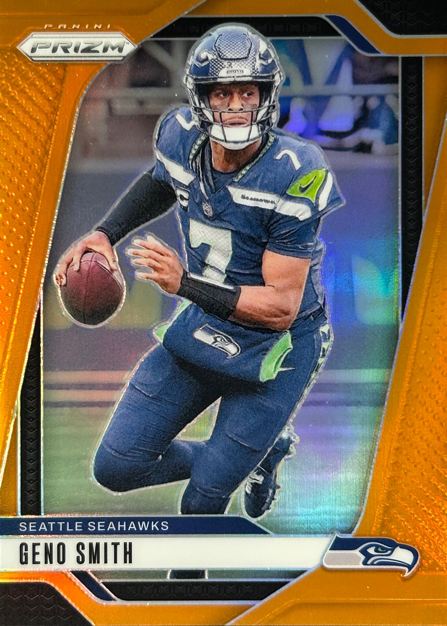 Geno Smith Prizm Orange /249 Seahawks Raiders