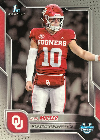 John Mateer Bowman U Chrome 1st