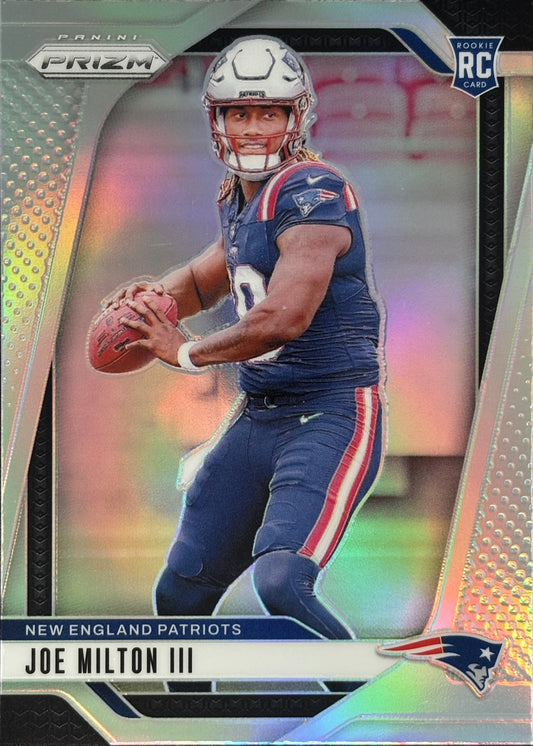 Joe Milton Prizm Silver Rookie Patriots