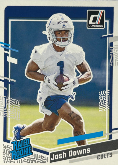 Josh Downs Donruss Rated Rookie Colts