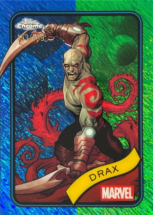 Drax Topps Chrome /199 Marvel