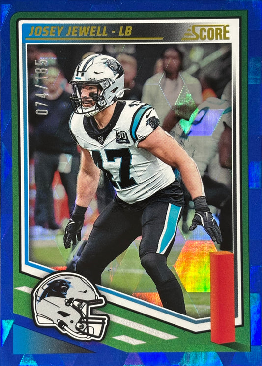 Josey Jowell Score Blue Cubic /185 Panthers