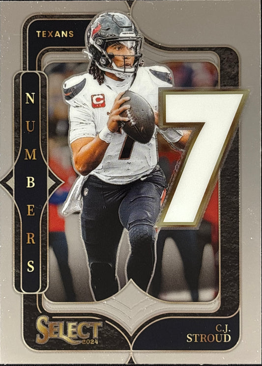CJ Stroud Select Numbers Texans