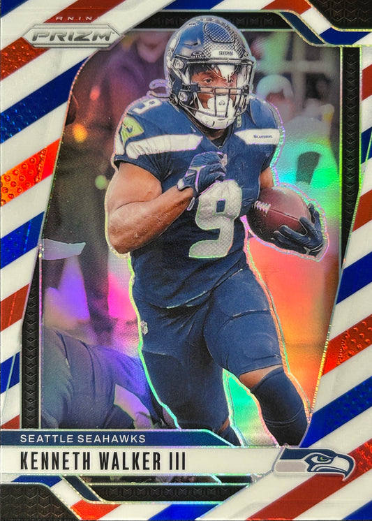 Kenneth Walker III Prizm Red White Blue Seahawks