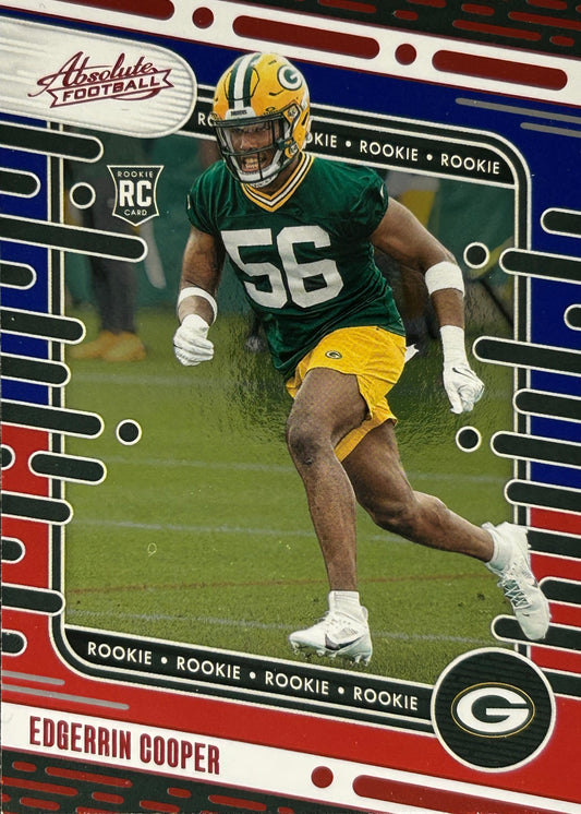 Edgerrin Cooper Absolute Red Blue Rookie Packers