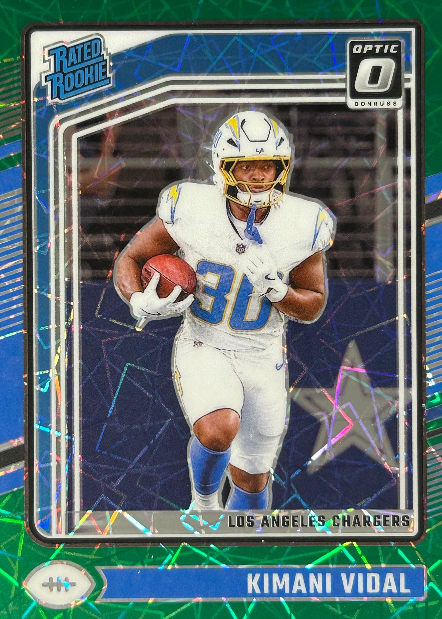 Kimani Vidal Optic Green Velocity Rookie Chargers