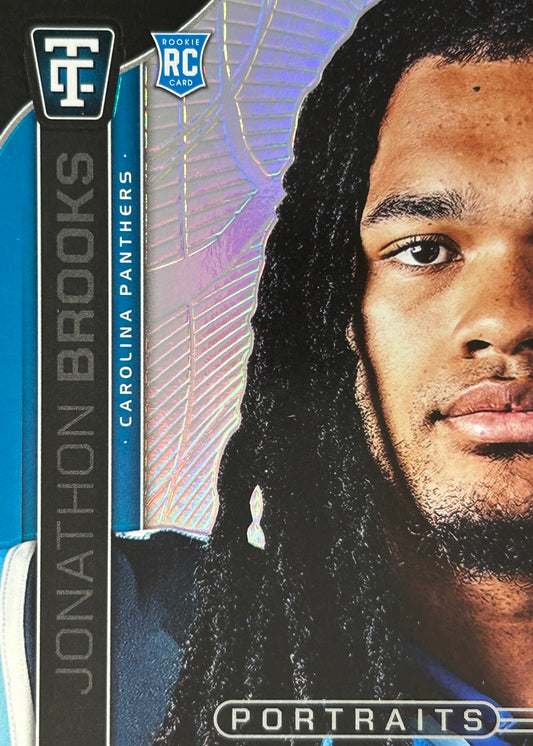 Jonathan Brooks Portraits Silver Rookie Panthers
