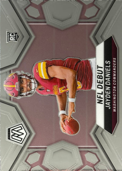 Jayden Daniels Mosaic NFL Debut Rookie Commanders Sports Card