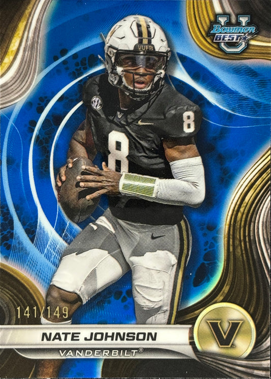 Nate Johnson Bowman Best Blue /149