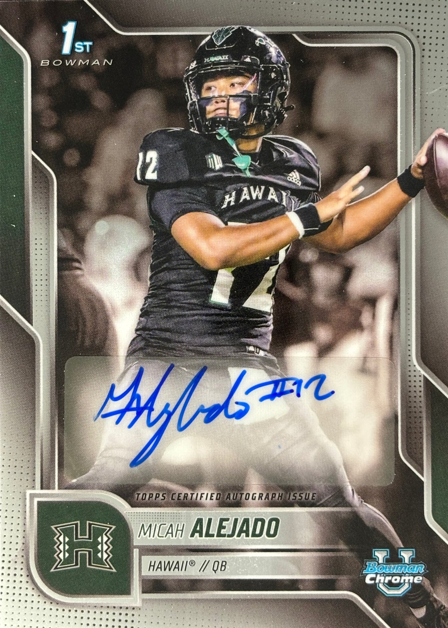 Micah Alejado Bowman U Chrome Auto 1st