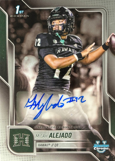 Micah Alejado Bowman U Chrome Auto 1st