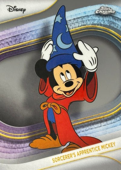 Sorcerers Apprentice Mickey Topps Chrome Disney