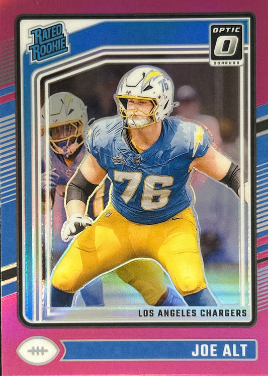 Joe Alt Optic Pink Rookie Chargers